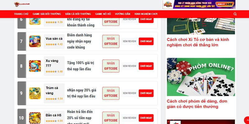 Đánh giá của Zbet88 Game Options - Zbet88